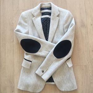 ZARA soft wool riding blazer. XS.